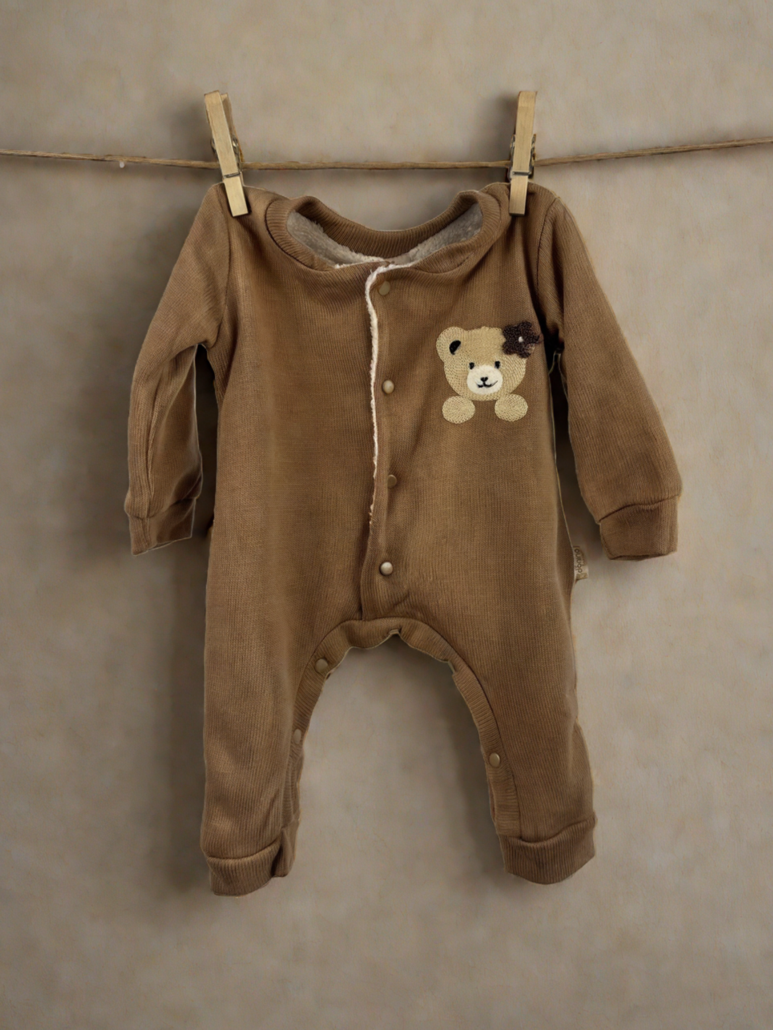 Ромпър и шапка Bear